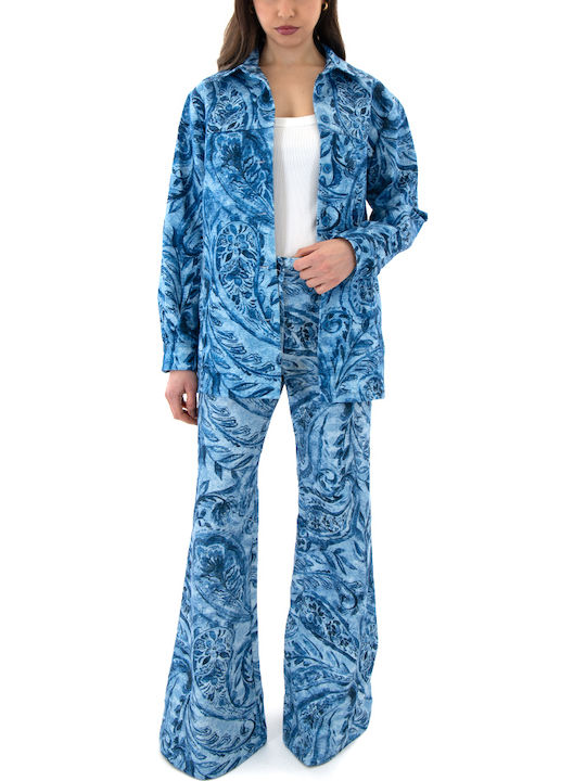 Twenty 29 Damen Stoffhose Ausgestellt Blau- Himmel