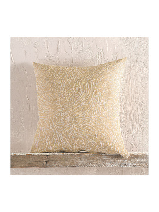 Rythmos Terrain Armchair Throw Jacquard 180x160cm Ecru