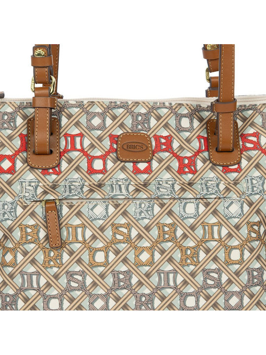 Gestrickte Damen Shopper Tasche Mehrfarbige