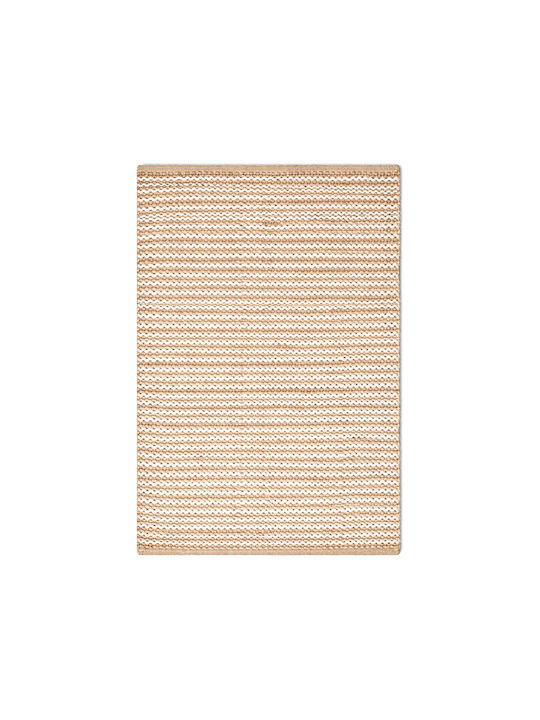 Handgefertigter Sommer Teppich aus Jute 120x170cm Natürliche/Weiße Farbe Handgefertigter Sommer Teppich aus Jute 120x170cm Natürliche/Weiße Farbe