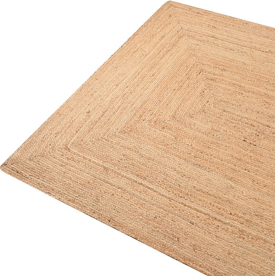 Χειροποίητο Χαλί Διάδρομος Ψάθινο Μπεζ 80x150cm