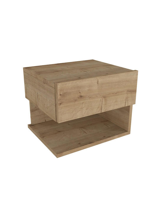 Abell Wooden Bedside Table 40x35x32cm