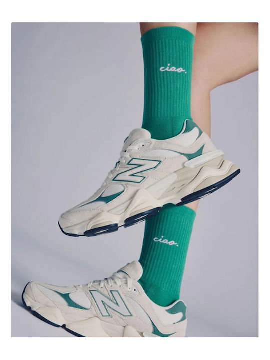 Club Γυναικείες Κάλτσες Dark Green/rose