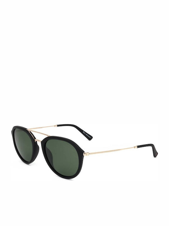 Tonino Lamborghini Unisex Γυαλιά Ηλίου με Μαύρο Σκελετό και Πράσινο Φακό