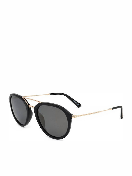Tonino Lamborghini Unisex Γυαλιά Ηλίου με Μαύρο Σκελετό και Μαύρο Φακό