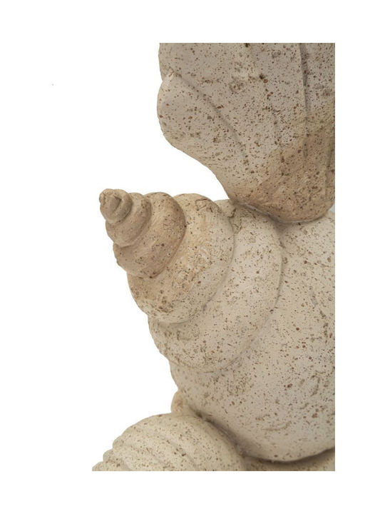 Coajă De Melc Poliesterică Culoare Ecru 17.2 X 30.2 X 10 Cm