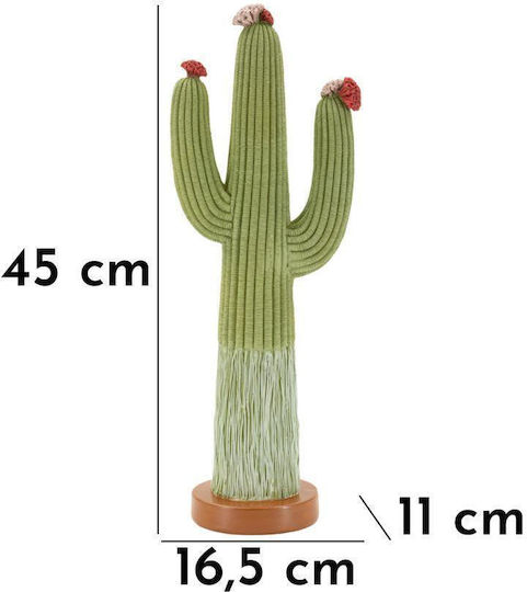 Decorativ Cactus Poliester 16,5x11x45cm