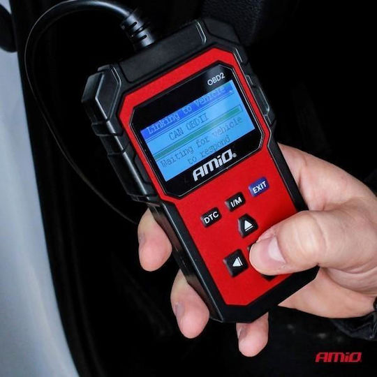 Amio Διαγνωστικό Αυτοκινήτου Obd 2 Τύπου V311 Τάση Λειτουργίας 8-15v Οθόνη Lcd 128x64 Pixels Επιβατικά Αυτοκίνητα 1 Τεμ 04730/am Amio 04730/am