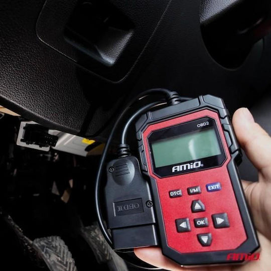 Amio Διαγνωστικό Αυτοκινήτου Obd 2 Τύπου V311 Τάση Λειτουργίας 8-15v Οθόνη Lcd 128x64 Pixels Επιβατικά Αυτοκίνητα 1 Τεμ 04730/am Amio 04730/am