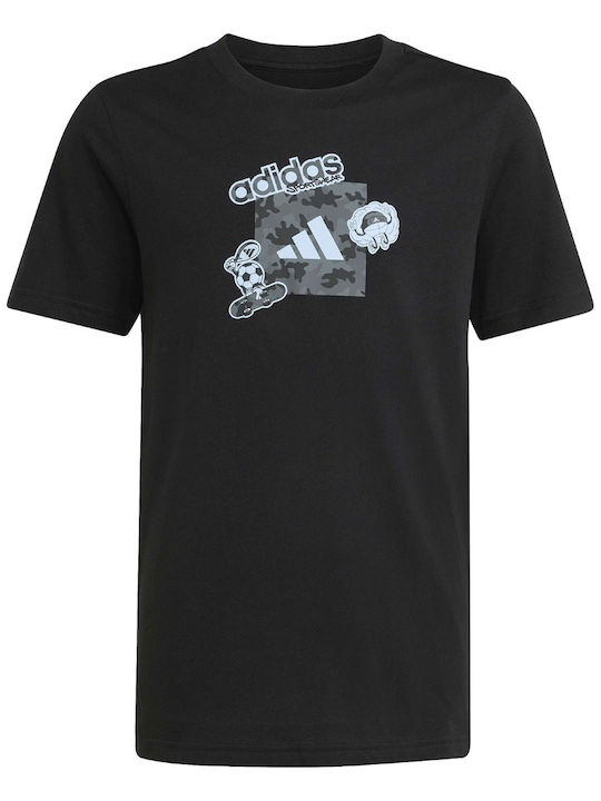 Детска Тениска Черен Camo Graphic