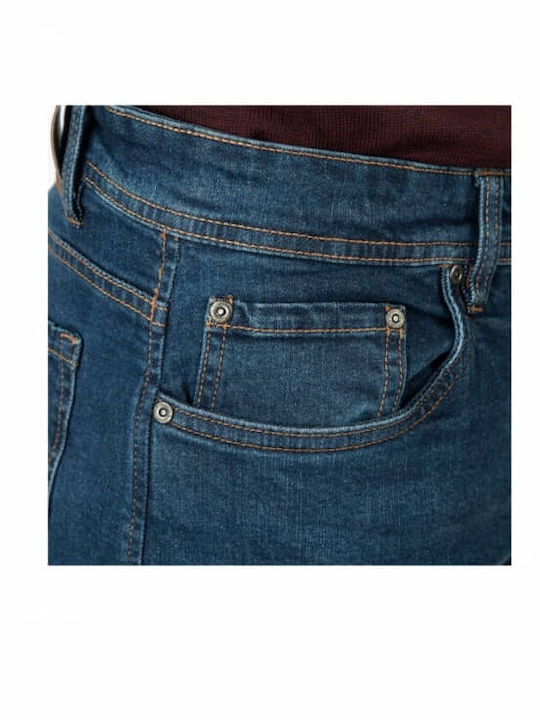 Herren Jeanshose mit Entspannt Anwendung Blau 252MJP-4075A