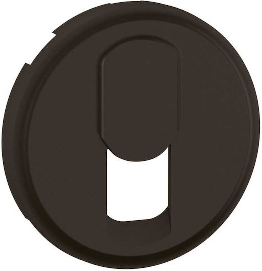 Celiane Plate RJ11 Telephone Socket Black