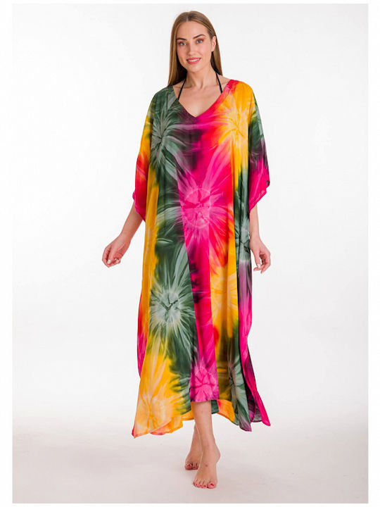 Rima Beachwear Γυναικείο Καφτάνι Παραλίας Φούξια