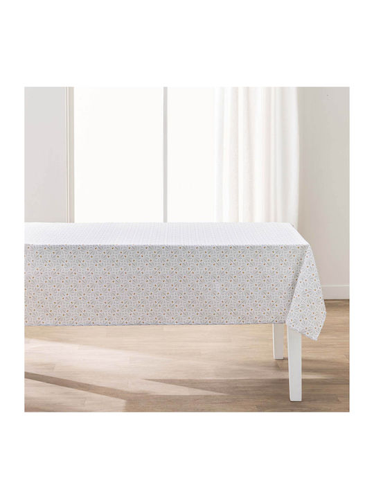 Stain Resistant Tablecloth L-c Opaline Naturel 145x240cm