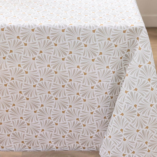 Stain Resistant Tablecloth L-c Opaline Naturel 145x240cm
