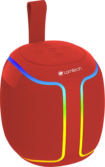 Lamtech Detachable Ηχείο Bluetooth 5W με Ραδιόφωνο Κόκκινο