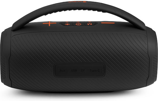 Lamtech Bass Boost Party Box Ηχείο Bluetooth 20W με Ραδιόφωνο και Διάρκεια Μπαταρίας έως 6 ώρες Black Orange