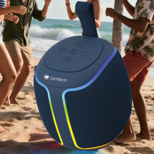 Lamtech Detachable Boxă Bluetooth 5W cu Radio Albastră