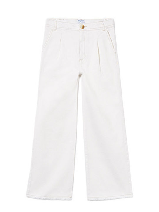 Mayoral Kids' Jeans Trousers Beige