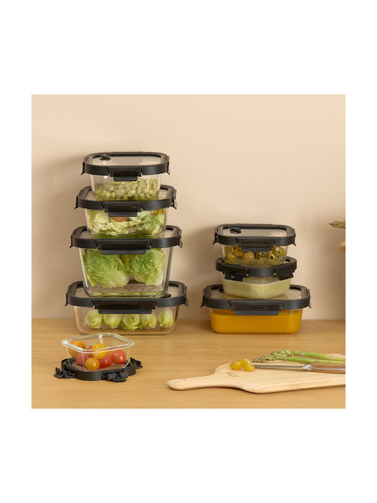5Five F-v Clipeat Plus Glass Transparent Lunch Box 320ml