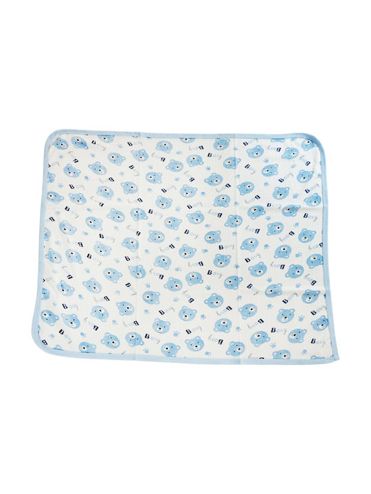 Bibilish Teddy Dreams Swaddle Blanket Albastru Deschis 75x95cm Bibilish Teddy Dreams Swaddle Blanket Albastru Deschis 75x95cm
