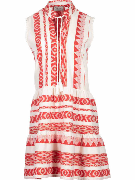 Beachwear Embroidery Red Type B138 B138-type Type