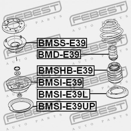 Βάση Αμορτισέρ Μπροστινό Bmw 5 E39 1995-2003 Ece 31336752735