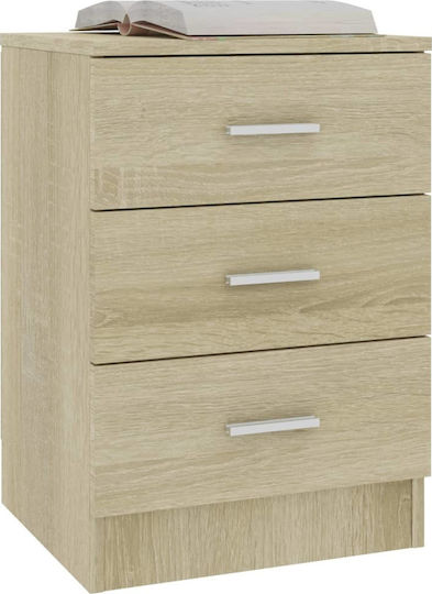 Wooden Bedside Tables 2pcs 38x35x56cm