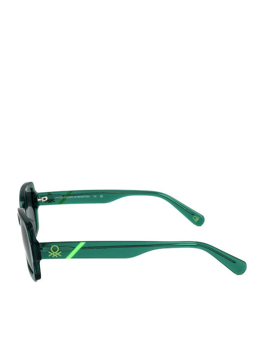 Benetton Unisex Γυαλιά Ηλίου με Πράσινο Σκελετό και Πράσινο Φακό