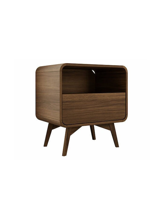 Talsalo 106 Wooden Brown Bedside Table 55x39x59cm
