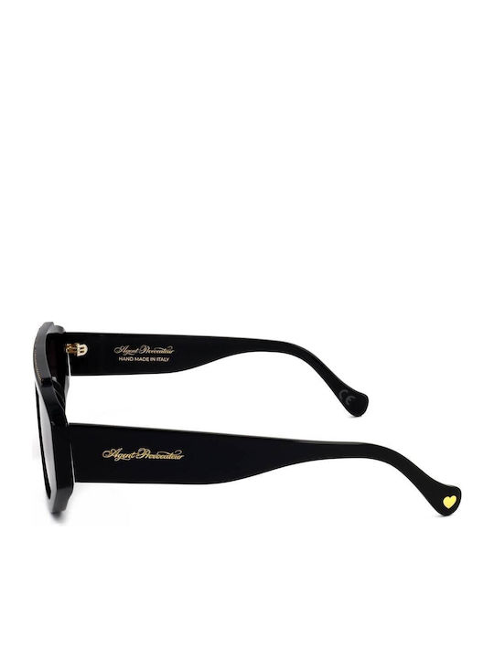Agent Provocateur Unisex Γυαλιά Ηλίου με Μαύρο Σκελετό και Μαύρο Φακό