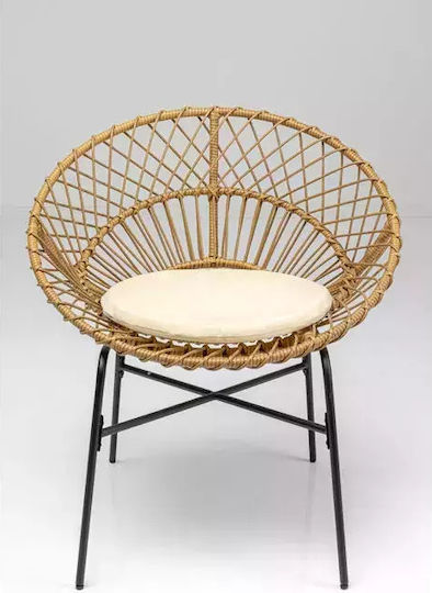 Πολυθρόνα 74x64x82.5cm Καφέ