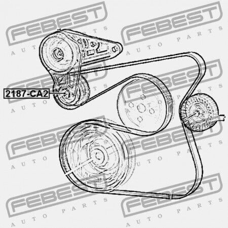 Poliță Tensionare Ford Focus Cb8 2011 Eu 1685618