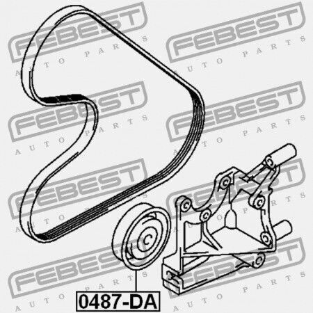 Τροχαλία Τεντωτήρα Mitsubishi Challenger K90 1996.05-2001.08 Jpn Md102451