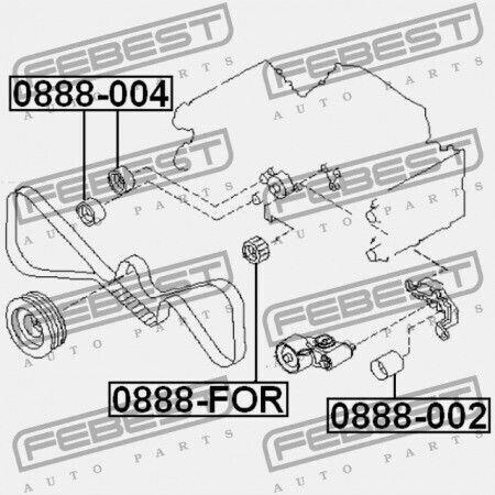 Τροχαλία Ιμάντα Χρονισμού Subaru Impreza G11 2000.02-2007.04 Jp 13085-aa010