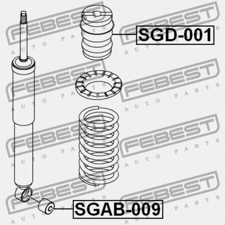 Αμορτισέρ Πίσω Αμορτισέρ Επαναφοράς Ssang Yong Rexton 2001-2013 4521008000