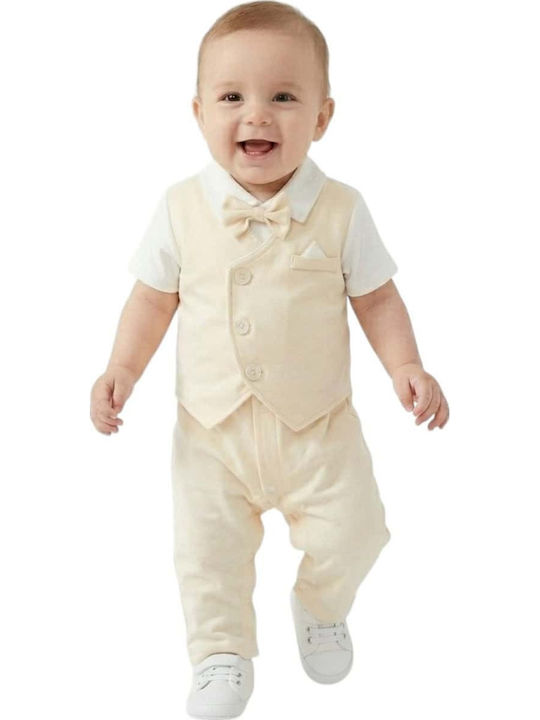 TakTakBaby Ecru Baby Bodysuit