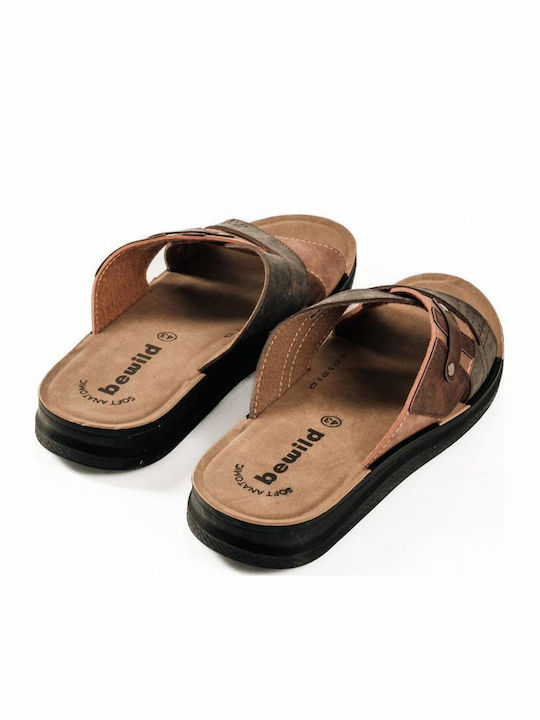 Herrensandalen in Braune Farbe