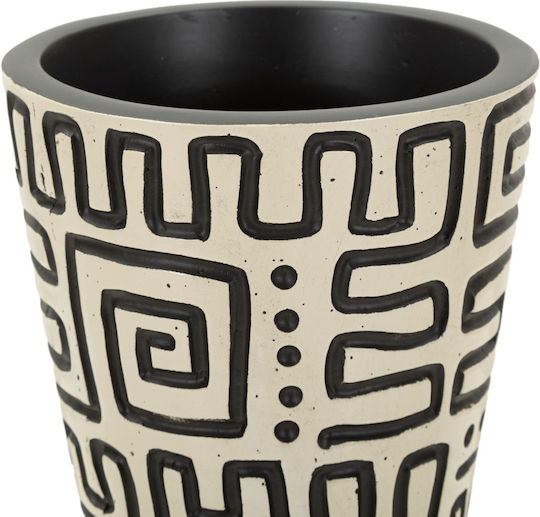 Mauro F Decorative Floor Vase Polyresin Beige
