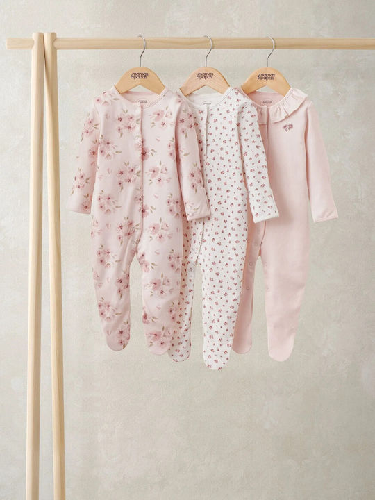 Mamas & Papas Set of Watercolour Baby Bodysuits