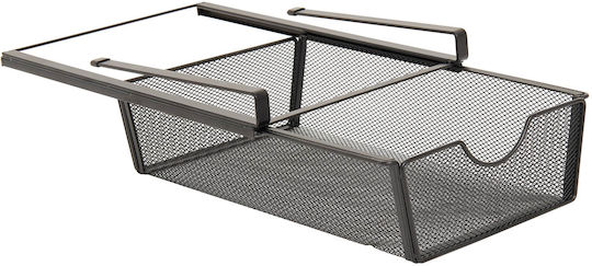5Five Κρεμαστό Ράφι Μεταλλικό 25x36.7x12.4εκ. Μαύρο
