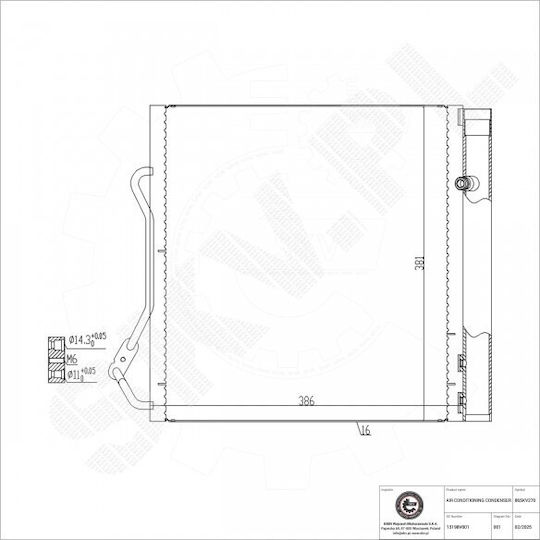 Smart Fortwo A/C-Trockner 13198v001