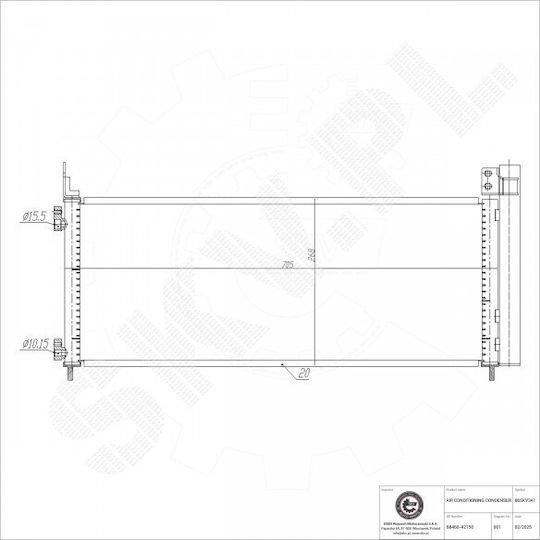 Condensator Climatizare Opel Astra F Dezumidificator 8846042150