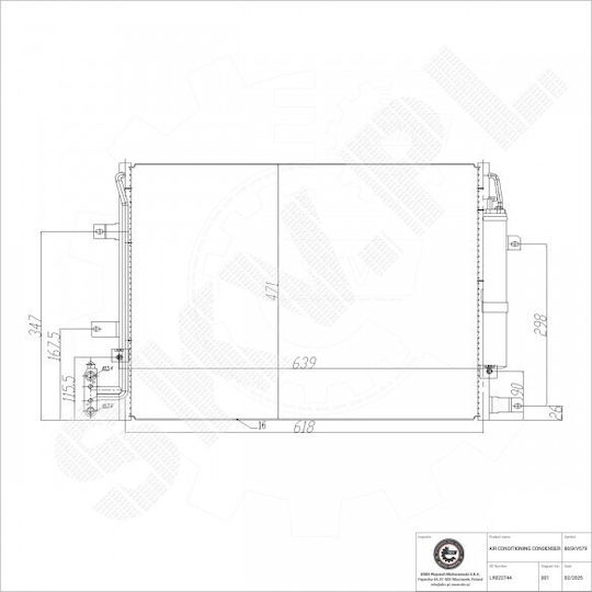 Land Rover Range Rover III A/C-Trockner LR022744