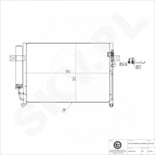 Hyundai Getz Air Conditioning Dryer 976061c000