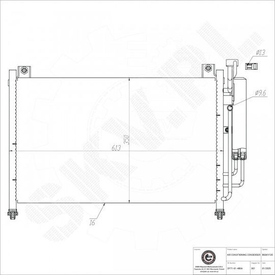Συμπυκνωτής Κλιματισμού Mazda 2 Αφυγραντήρα Df7161480a