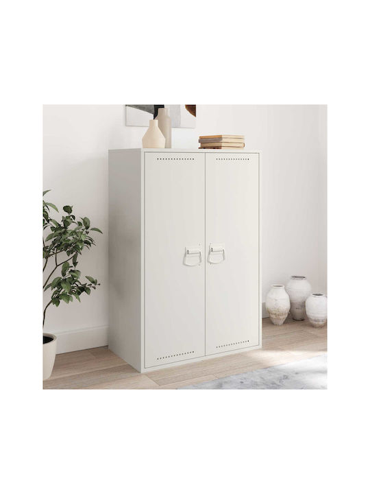 vidaXL Furniture Handle Made of White Metal 879441 2 Pieces