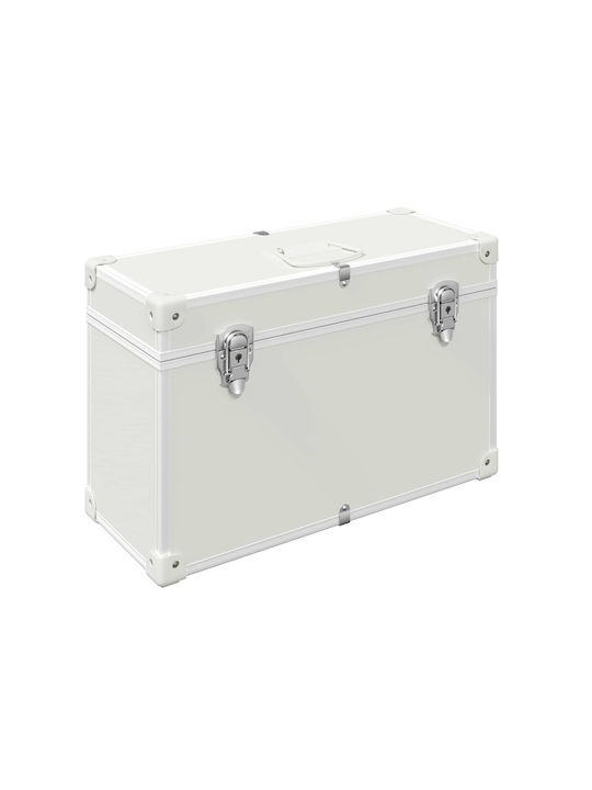 vidaXL Furniture Handle Made of White Metal 879441 2 Pieces