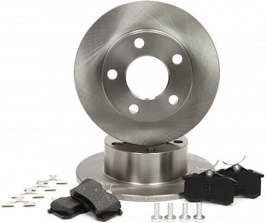 Set Back Brake Discs Brake Pads for Audi Skoda VW