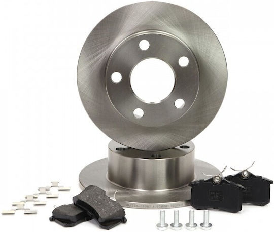 Set Back Brake Discs Brake Pads for Audi Skoda VW